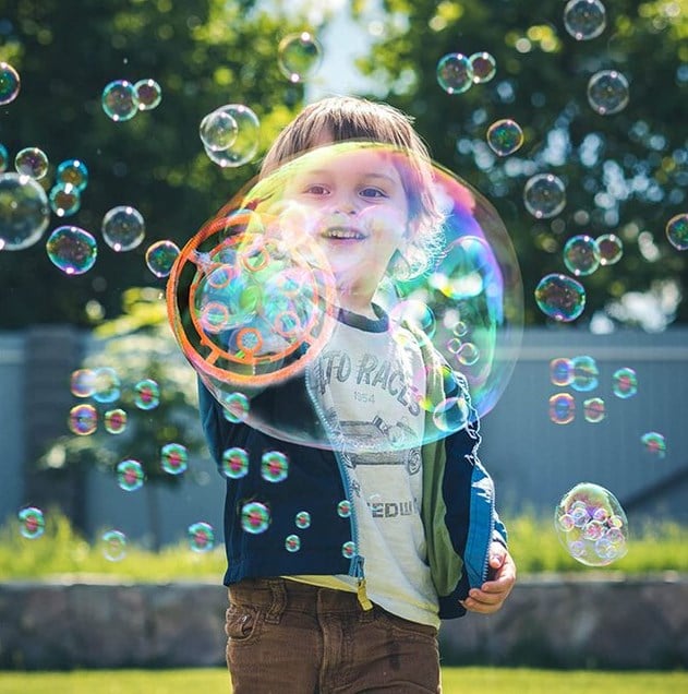 BowLift | Dinosaur Bubble Blower — Quiet Electric Bubble Machine for Kids