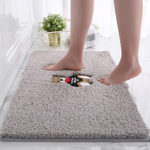 Cute Animal Pattern Bath Rug Bowlift