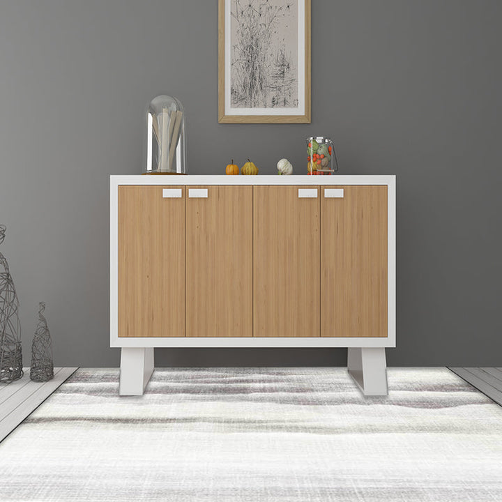 BowLift | Vintage Ink Wash Painting Rug with Mountain Gray Polyester Rug Machine Washable Non-Slip Area Rug for Bedroom