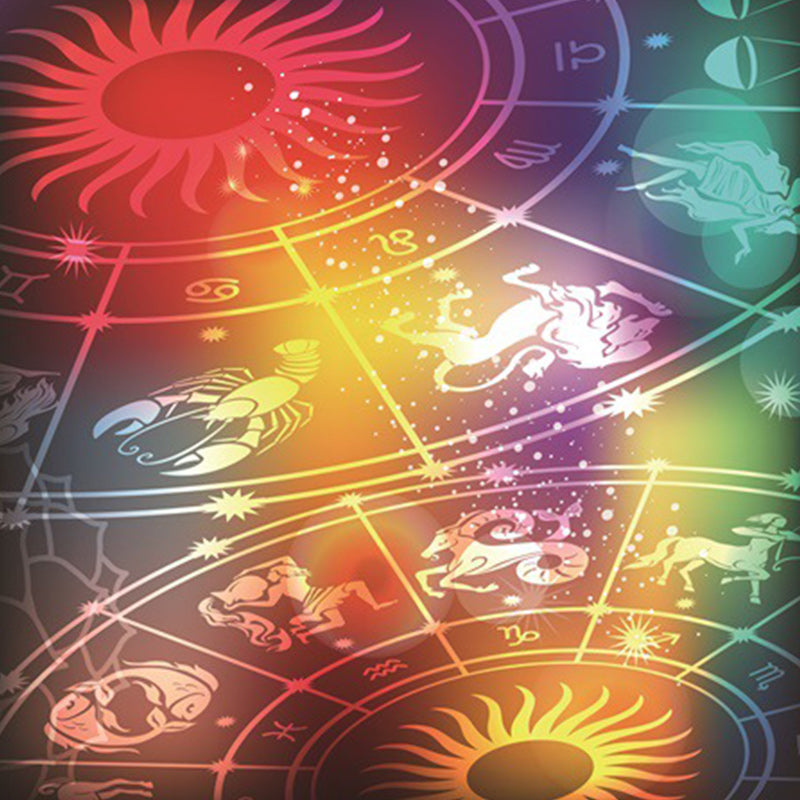 Modern Living Room Rug Colorful Space Sun Constellation Print Rug Polyester Washable Rug | Bowlift