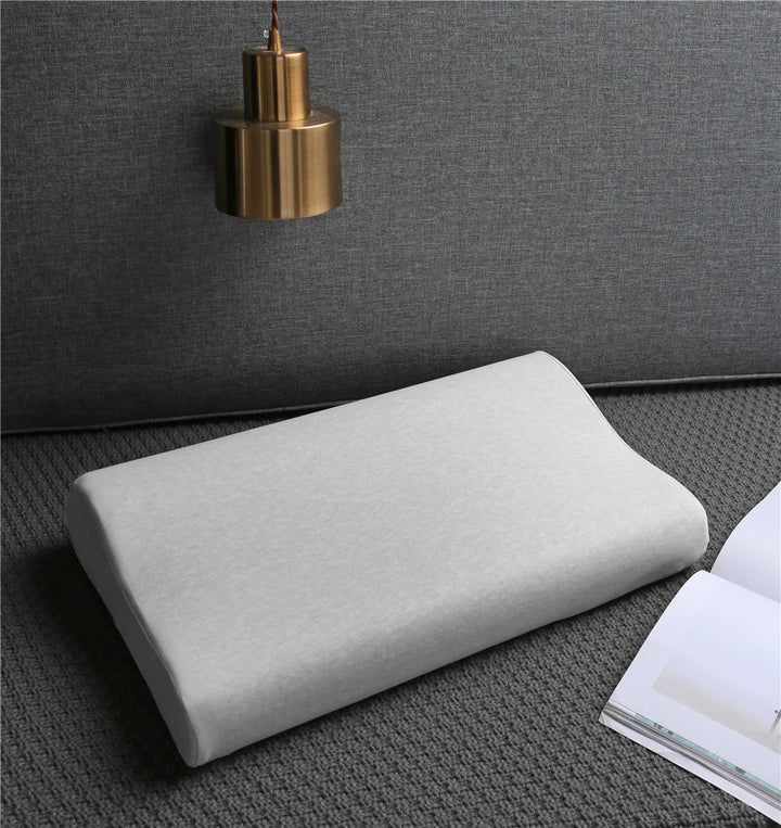 Orthopedic Contour Memory Foam Cervical Support Pillow with Breathable Removable Cover