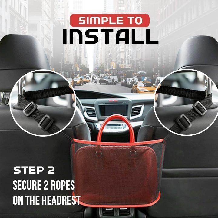 BowLift | Car Net Pocket Handbag Holder