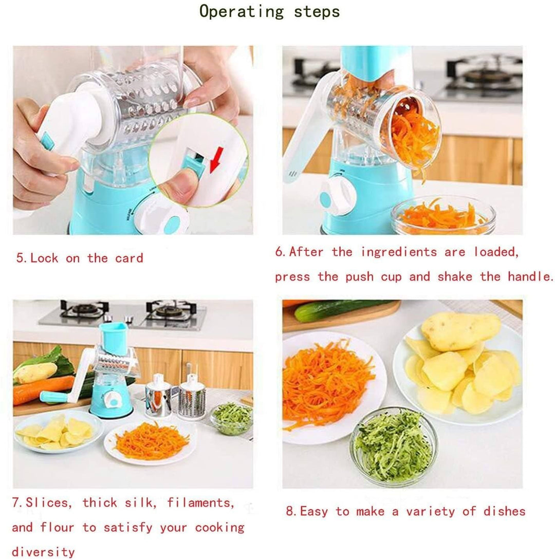 BowLift | Vegetable Mandoline Slicer, Vegetable Fruit Cutter Cheese Shredder