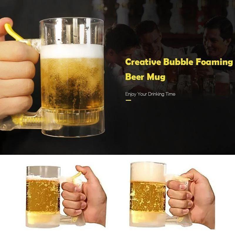 BowLift | Creative Bubble Foaming Beer Mug for Party Bar