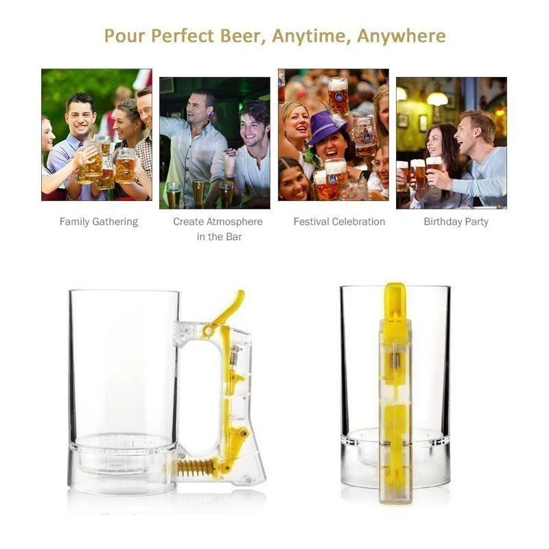 BowLift | Creative Bubble Foaming Beer Mug for Party Bar