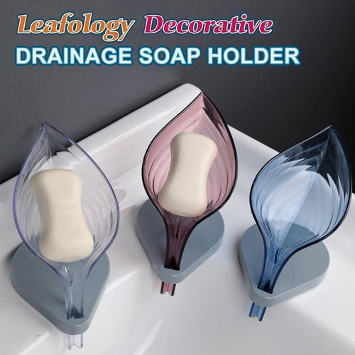 BowLift | Leaf Decorative Drainage Soap Holder
