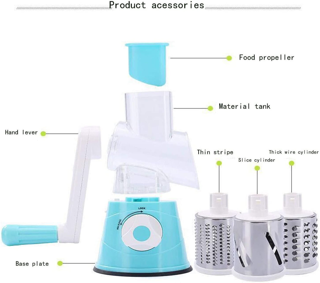 BowLift | Vegetable Mandoline Slicer, Vegetable Fruit Cutter Cheese Shredder