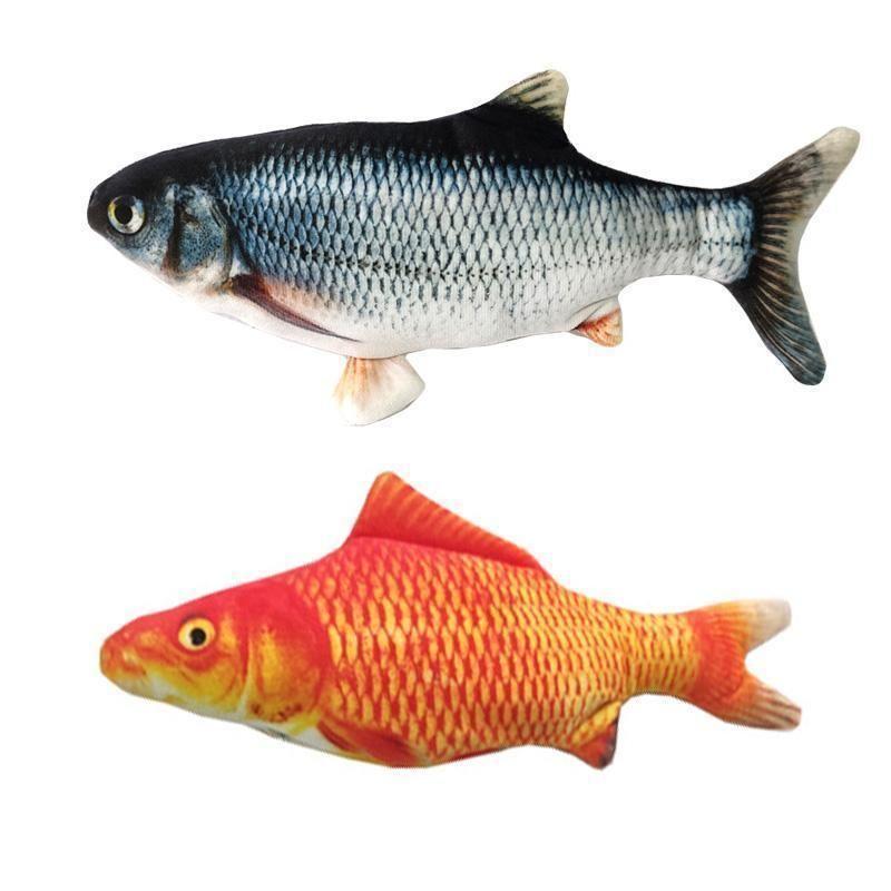 BowLift | Plush Simulation USB Charging Cat Fish Toy
