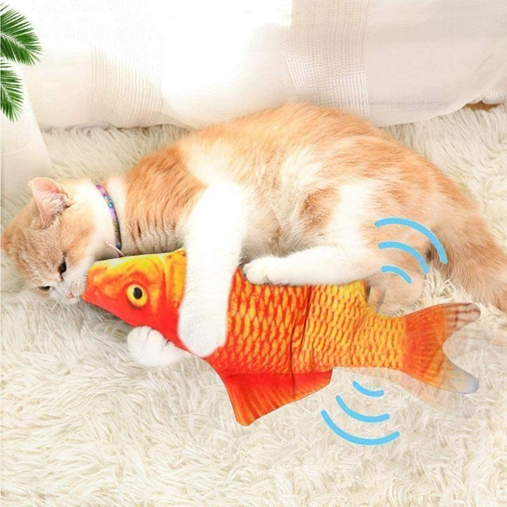 BowLift | Plush Simulation USB Charging Cat Fish Toy