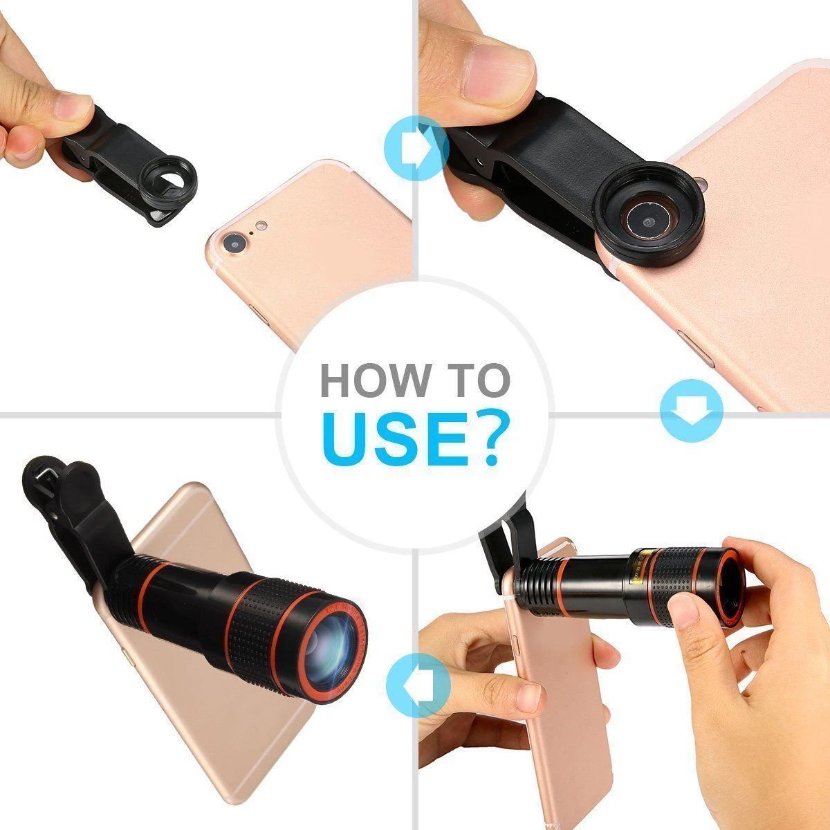 BowLift | 12X Phone Camera Lens Kit