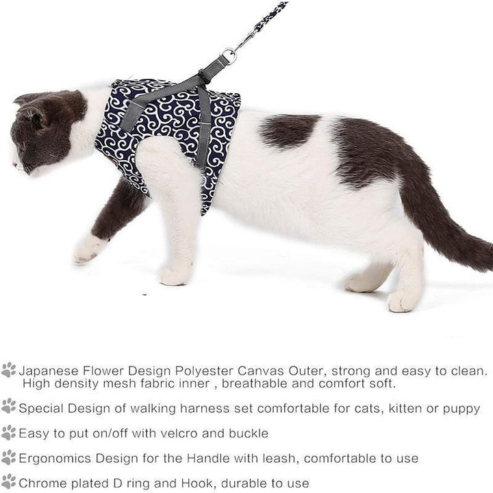 BowLift | Escape-Proof Adjustable Cat Walking Harness