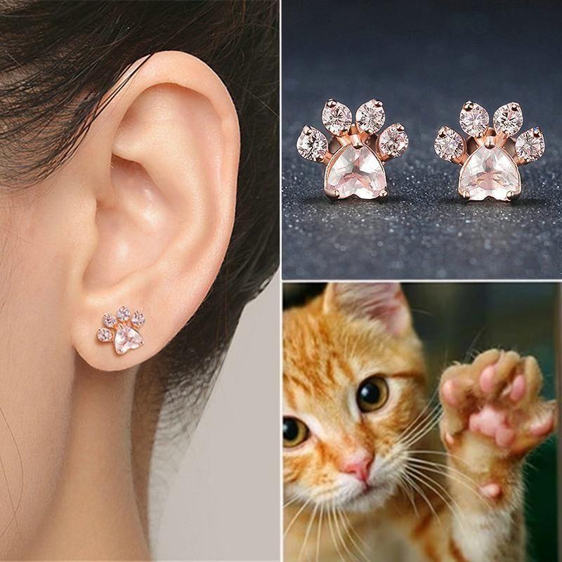 BowLift | Cute Cat Paw Earrings