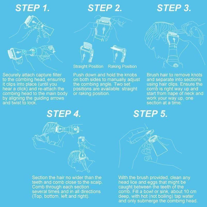 BowLift | Electric Comb Lice Removal