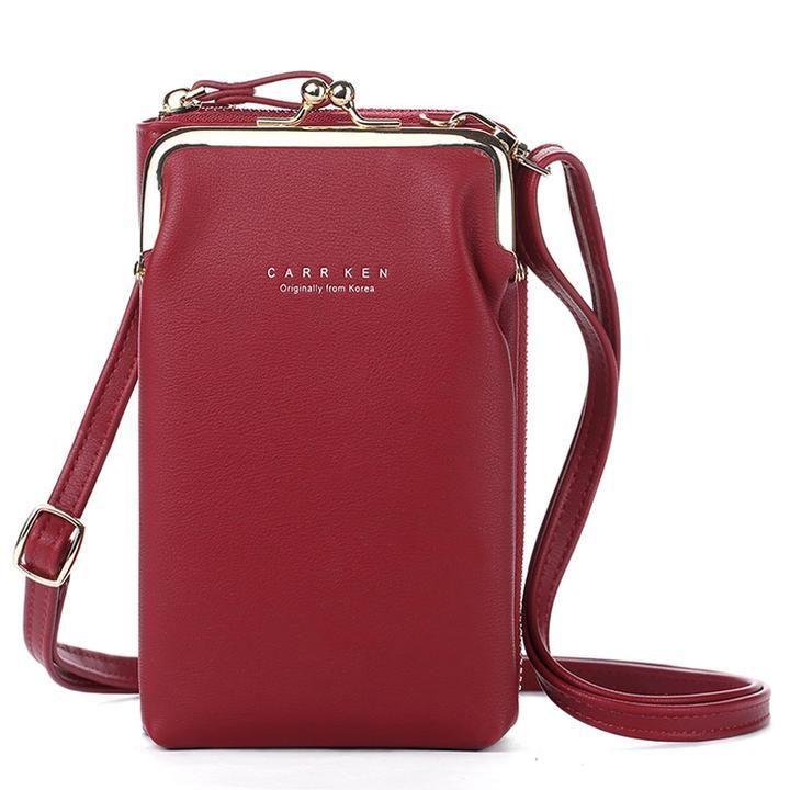 BowLift | Soft Leather Crossbody Phone Bag