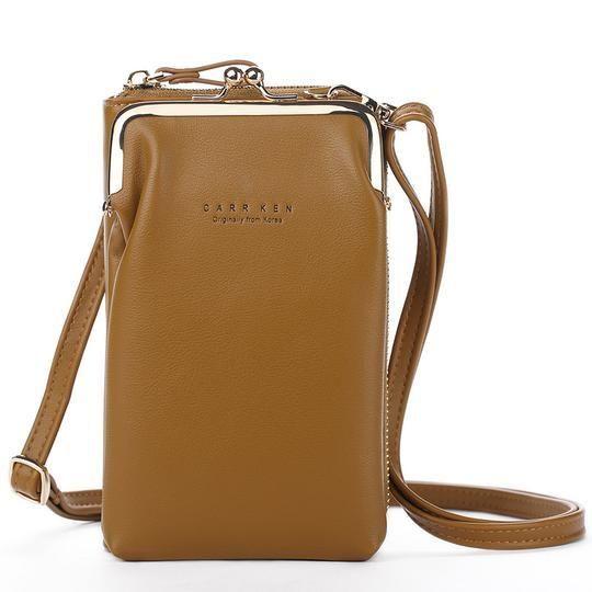 BowLift | Soft Leather Crossbody Phone Bag