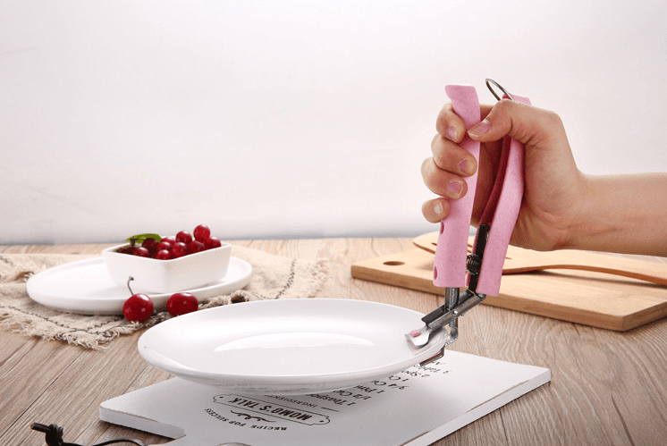 BowLift | Stainless Steel Silicone Handle Hot Bowl Holder