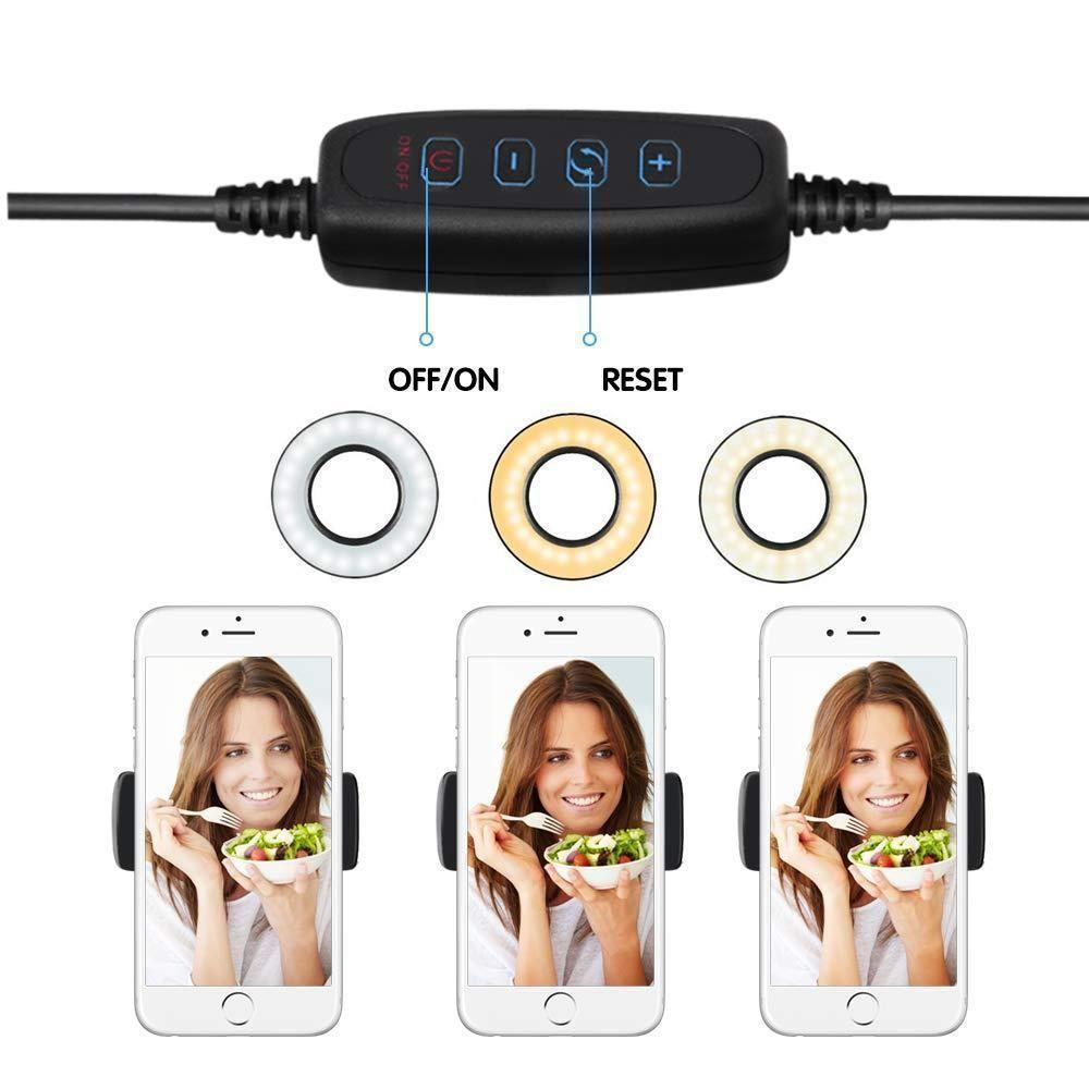 BowLift | Selfie Ring Light with Cell Phone Holder Stand