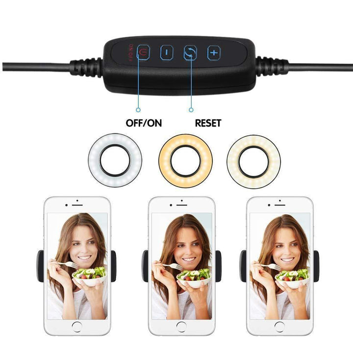 BowLift | Selfie Ring Light with Cell Phone Holder Stand