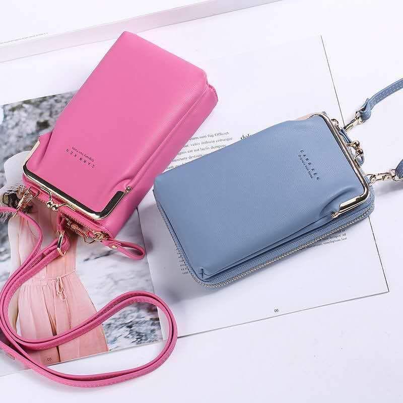 BowLift | Soft Leather Crossbody Phone Bag