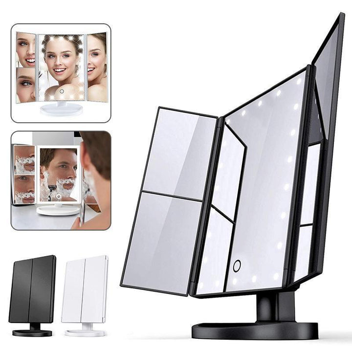 BowLift | Lighted Makeup Vanity Mirror, 24LED
