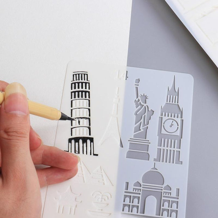 BowLift | Fast Draw Stencil Art Templates (12 Sheets/Set )