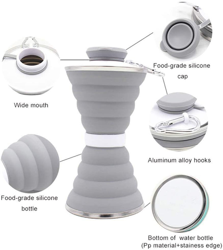 BowLift | Sports outdoor silicone kettle folding cup