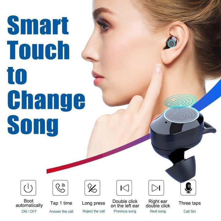 BowLift | Waterproof Wireless Bluetooth Earphone, Black