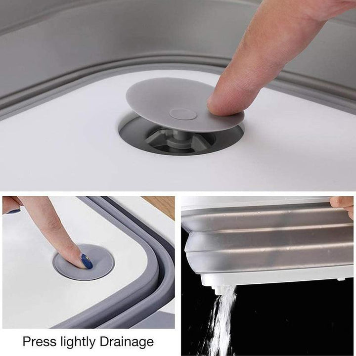 BowLift | Multifunctional Cutting Board Foldable Sink Drain Basket