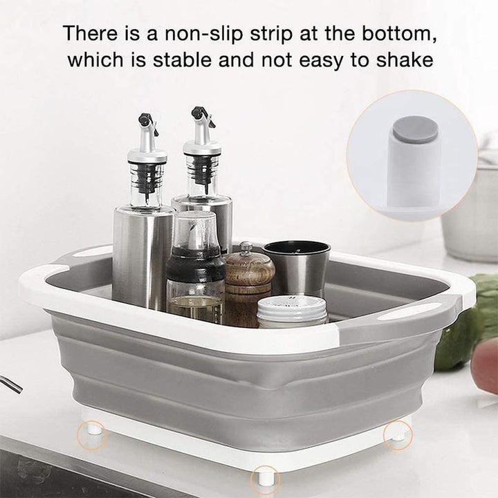 BowLift | Multifunctional Cutting Board Foldable Sink Drain Basket