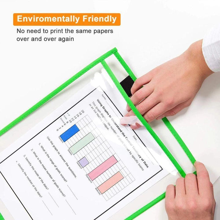 BowLift | Reusable Dry Erase Pockets Set