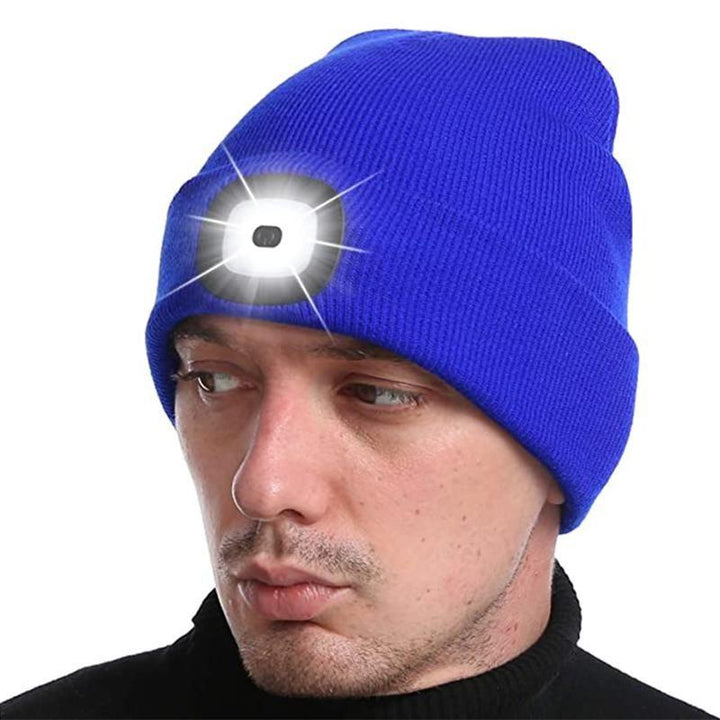 BowLift | Unisex Winter Warm Knit Hat Head Torch Cap