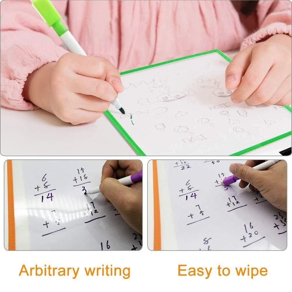 BowLift | Reusable Dry Erase Pockets Set