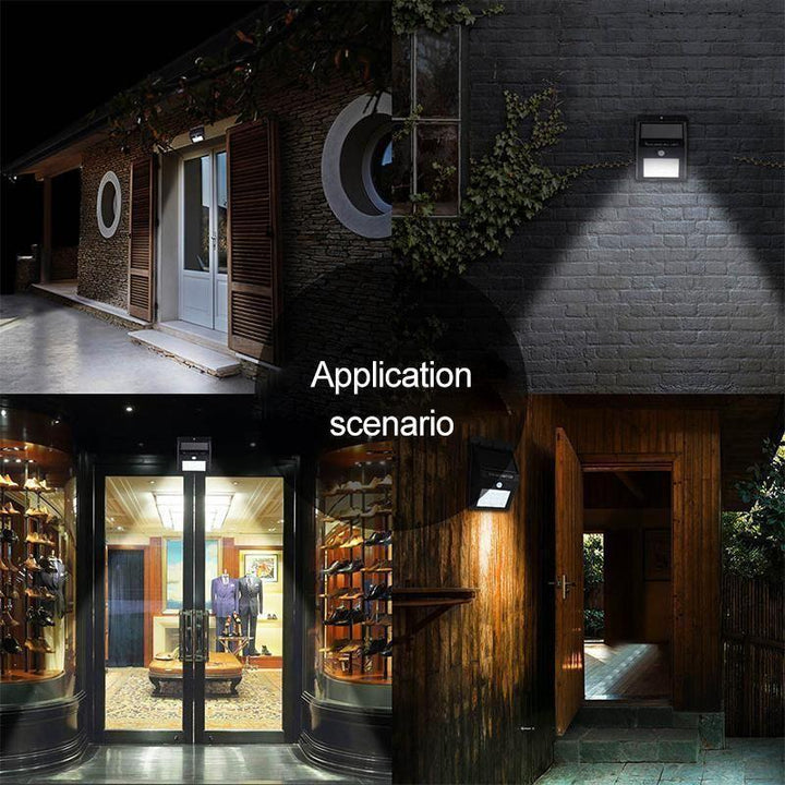BowLift | 20 LED Solar Lamps Outdoor, Super Bright Wall Lamp with Motion Sensor