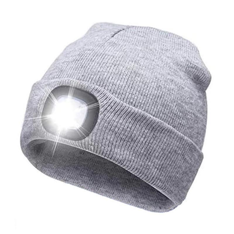 BowLift | Unisex Winter Warm Knit Hat Head Torch Cap