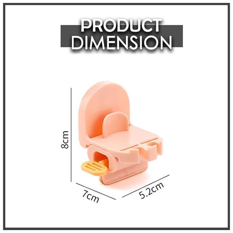 BowLift | Toothbrush Holder And Rolling Toothpaste Squeezer