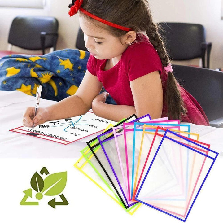 BowLift | Reusable Dry Erase Pockets Set