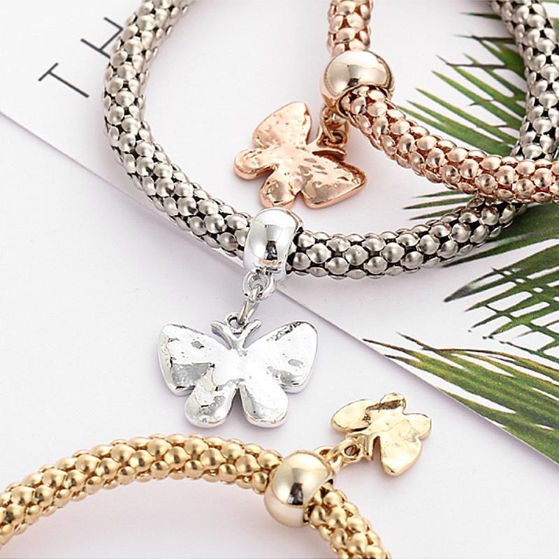 BowLift | Charm Rhinestone Popcorn Bracelet