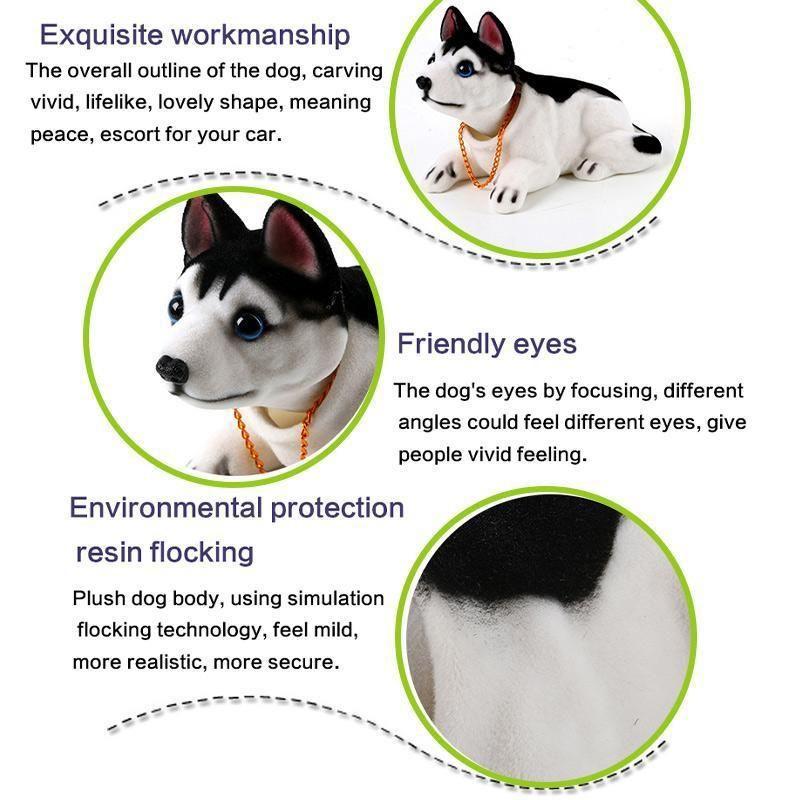 BowLift | Car Ornaments Shaking His Head Dog