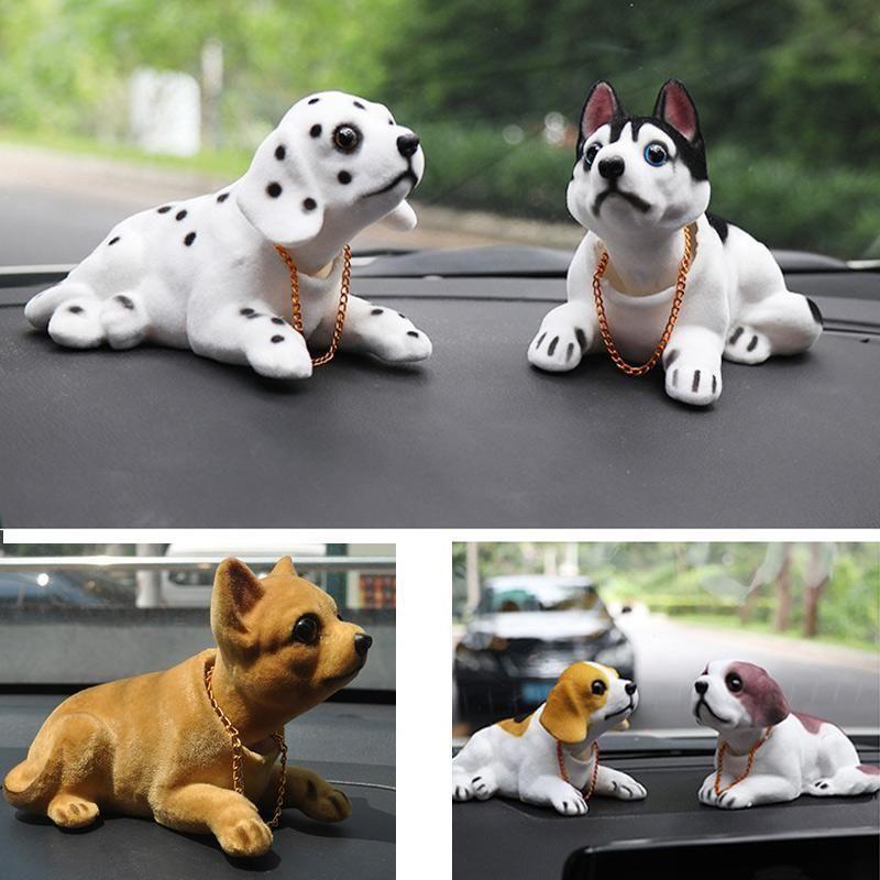 BowLift | Car Ornaments Shaking His Head Dog