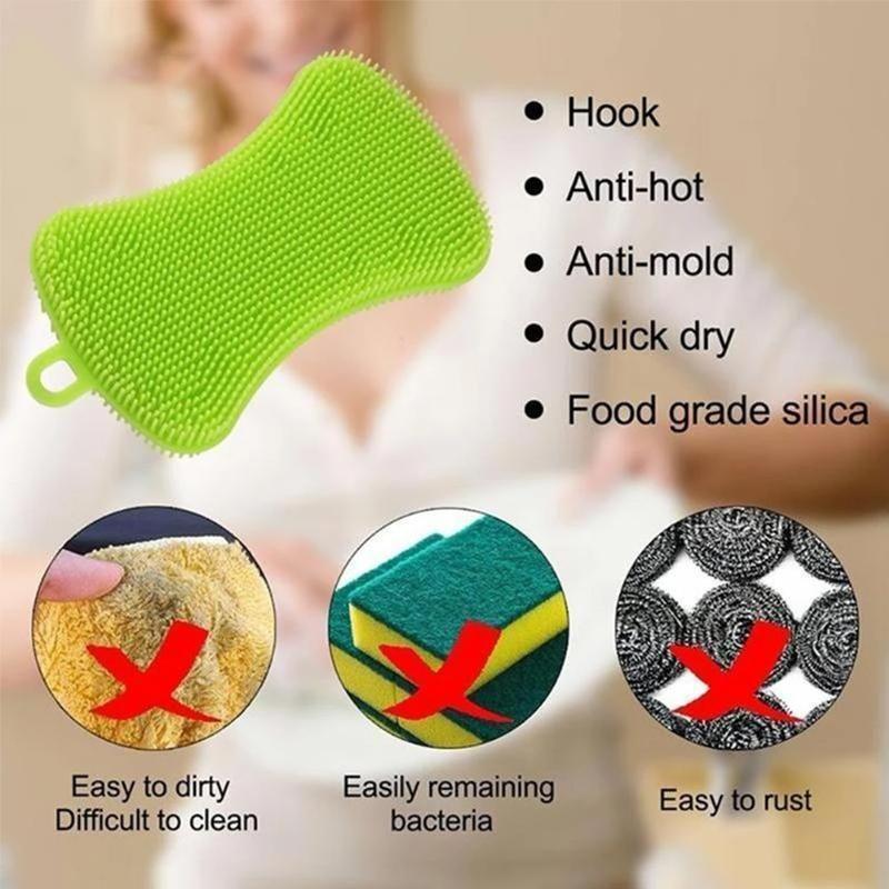BowLift | Silicone Kitchen Dishwashing Brush