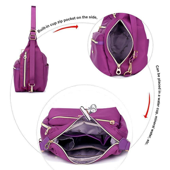BowLift | Bag with Double Zippers, Handbag and Shoulder Bag