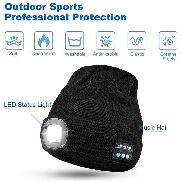 BowLift | Upgraded Unisex Musical Bluetooth LED Beanie Hat
