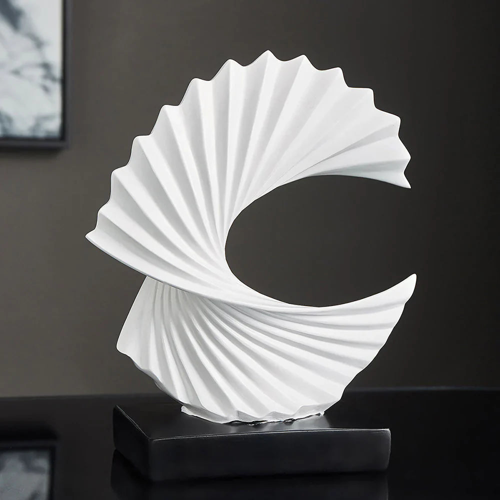 BowLift | Stylish Half-Moon Sculpture – Elegant Moon Decor for Home & Office