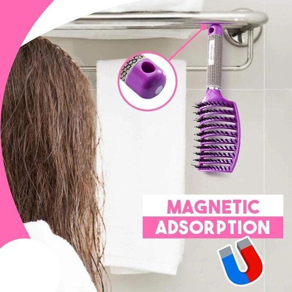 BowLift | Detangler Bristle Nylon Hairbrush
