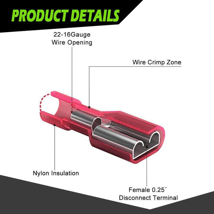 BowLift | T-Type Quick Connection Terminal (120PCS)