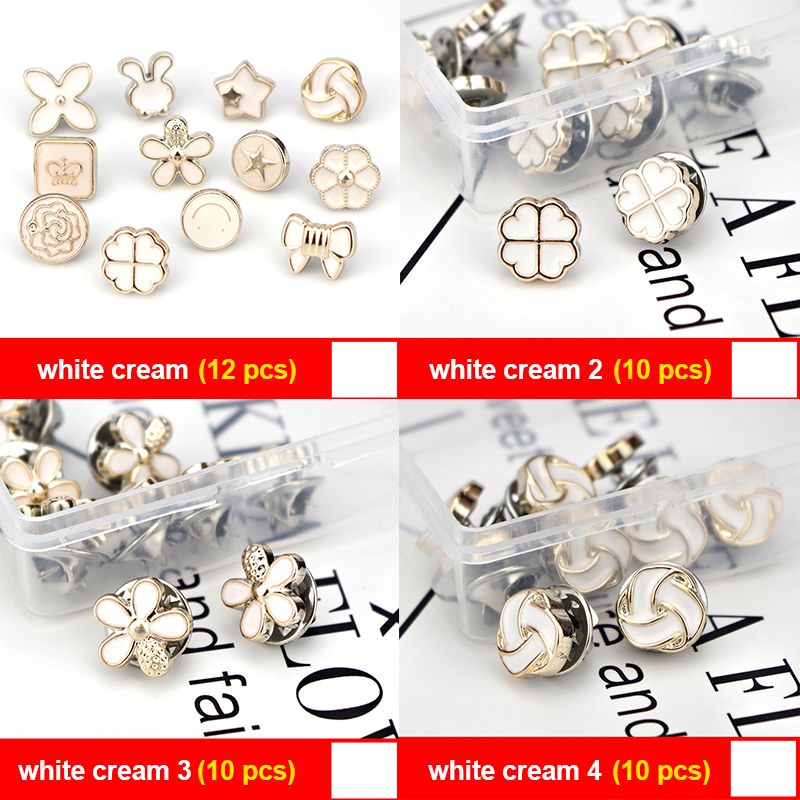 BowLift | Metal craft replacement button pins, removable shirt buttons