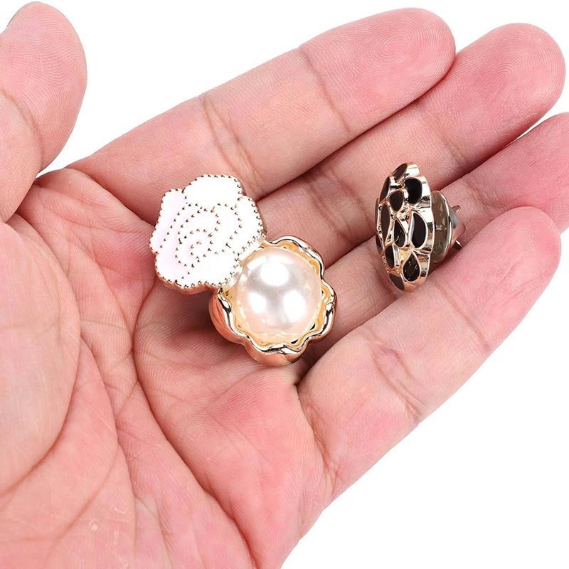 BowLift | Metal craft replacement button pins, removable shirt buttons