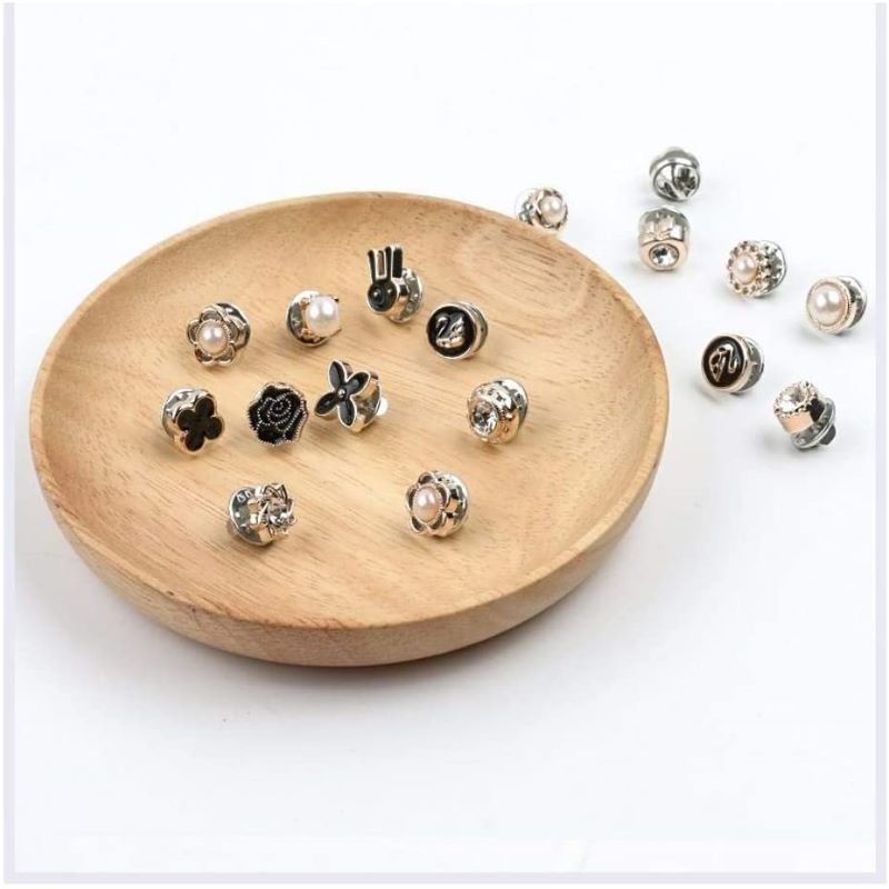 BowLift | Metal craft replacement button pins, removable shirt buttons
