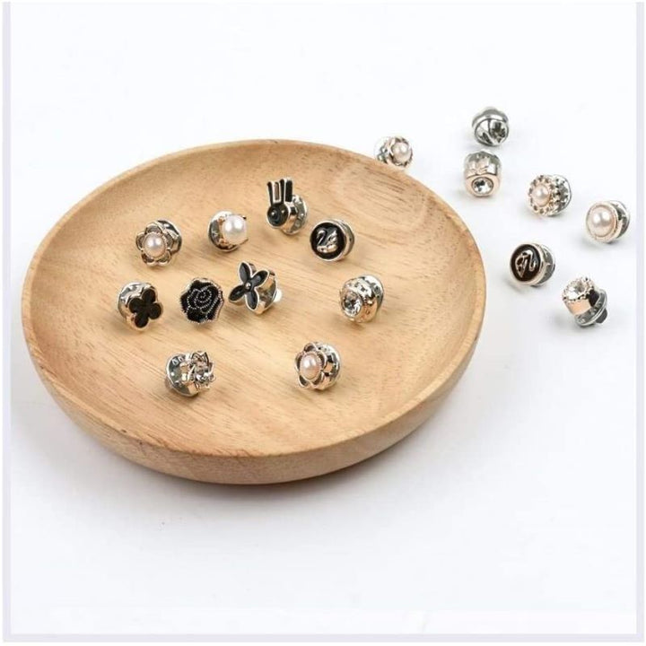 BowLift | Metal craft replacement button pins, removable shirt buttons