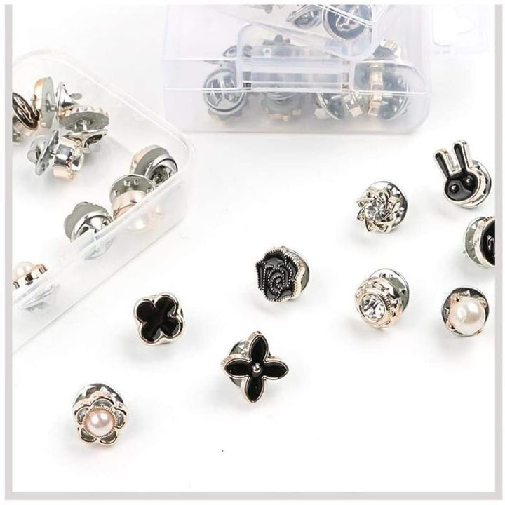 BowLift | Metal craft replacement button pins, removable shirt buttons